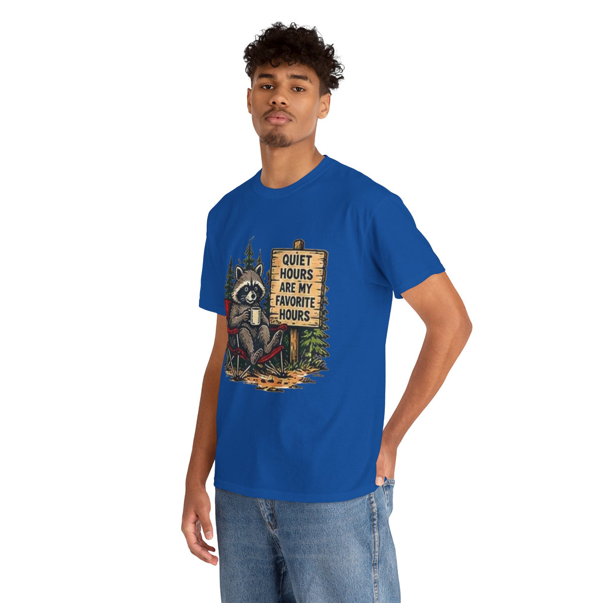 Raccoon Camping  T-Shirt