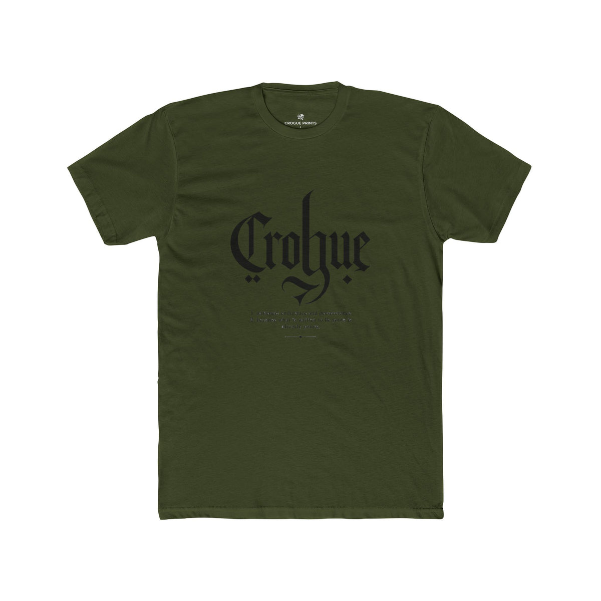 Patience Definition Tee | "What Is Written To Be Yours" Gothic Typography Shirt