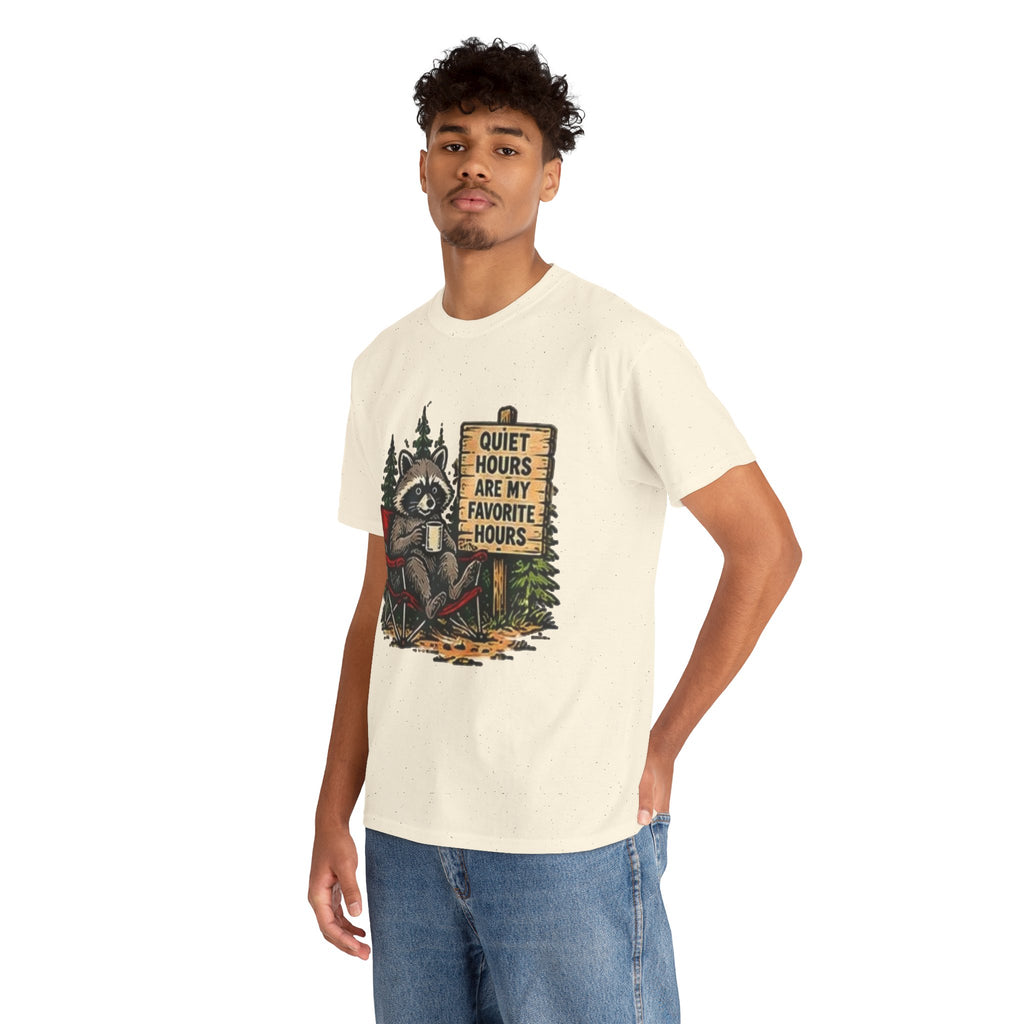 Raccoon Camping  T-Shirt