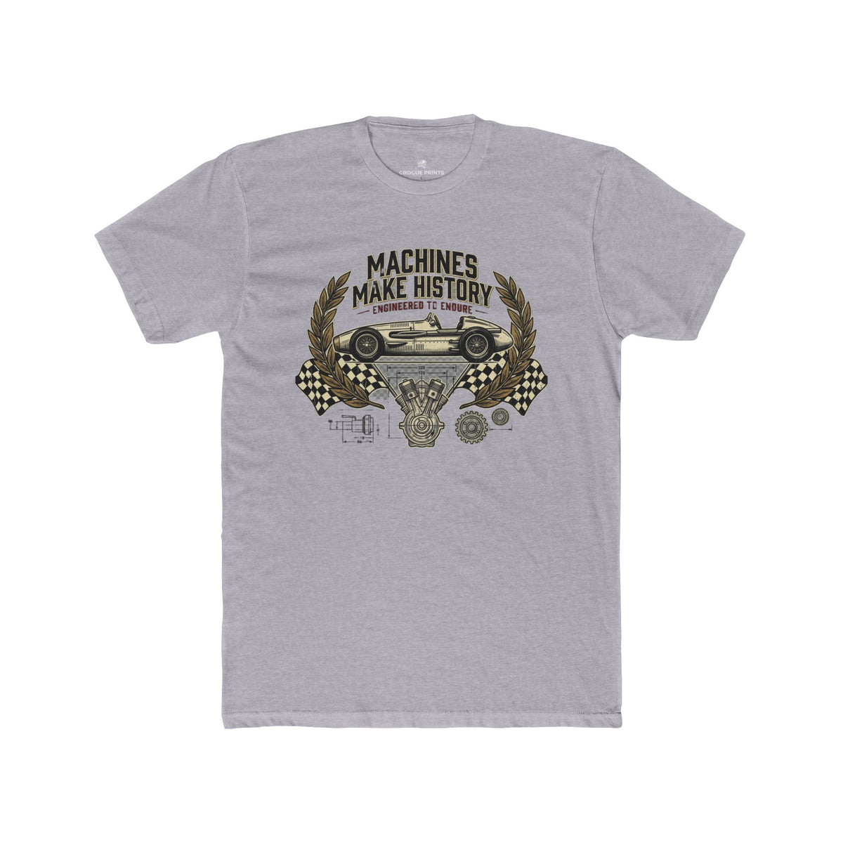 "Machines Make History" Vintage Racer Shirt
