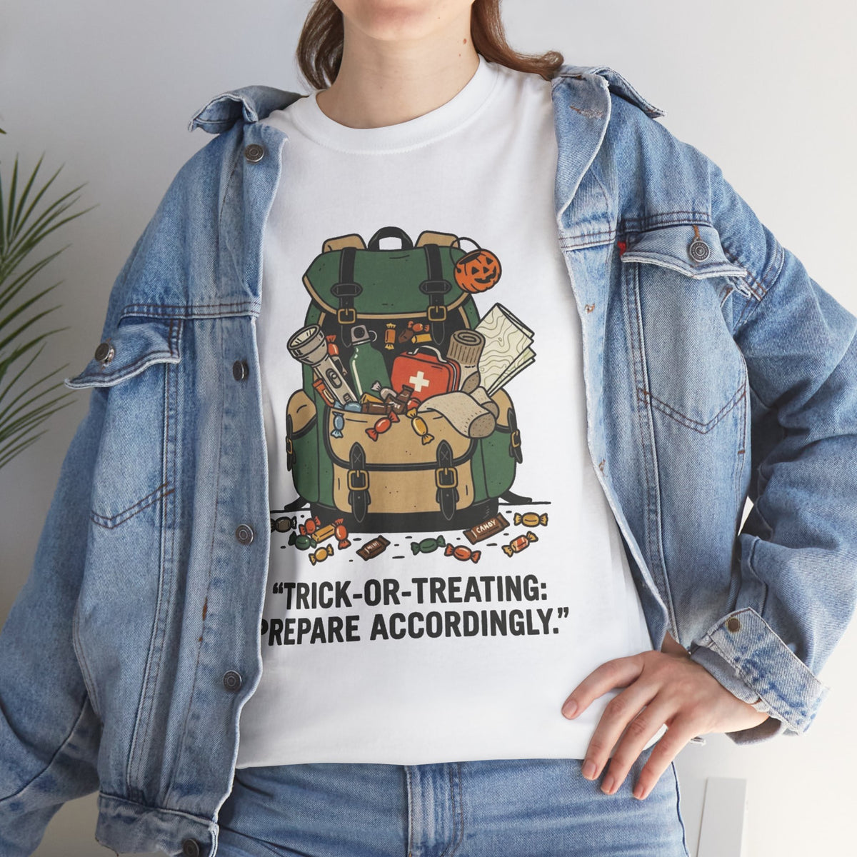 Halloween 'Trick-or-Treating: Prepare Accordingly' T-Shirt