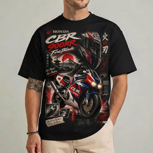 Honda CBR900RR FireBlade" Classic Superbike T-Shirt | Retro JDM Motorcycle Graphic Tee