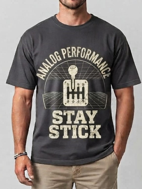 "Stay Stick" Manual Shifter Tee