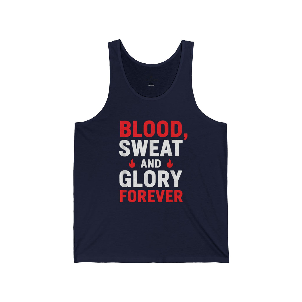 Men’s Blood Sweat & Glory Gym Tank Top – Workout, Bodybuilding & Fitness Shirt