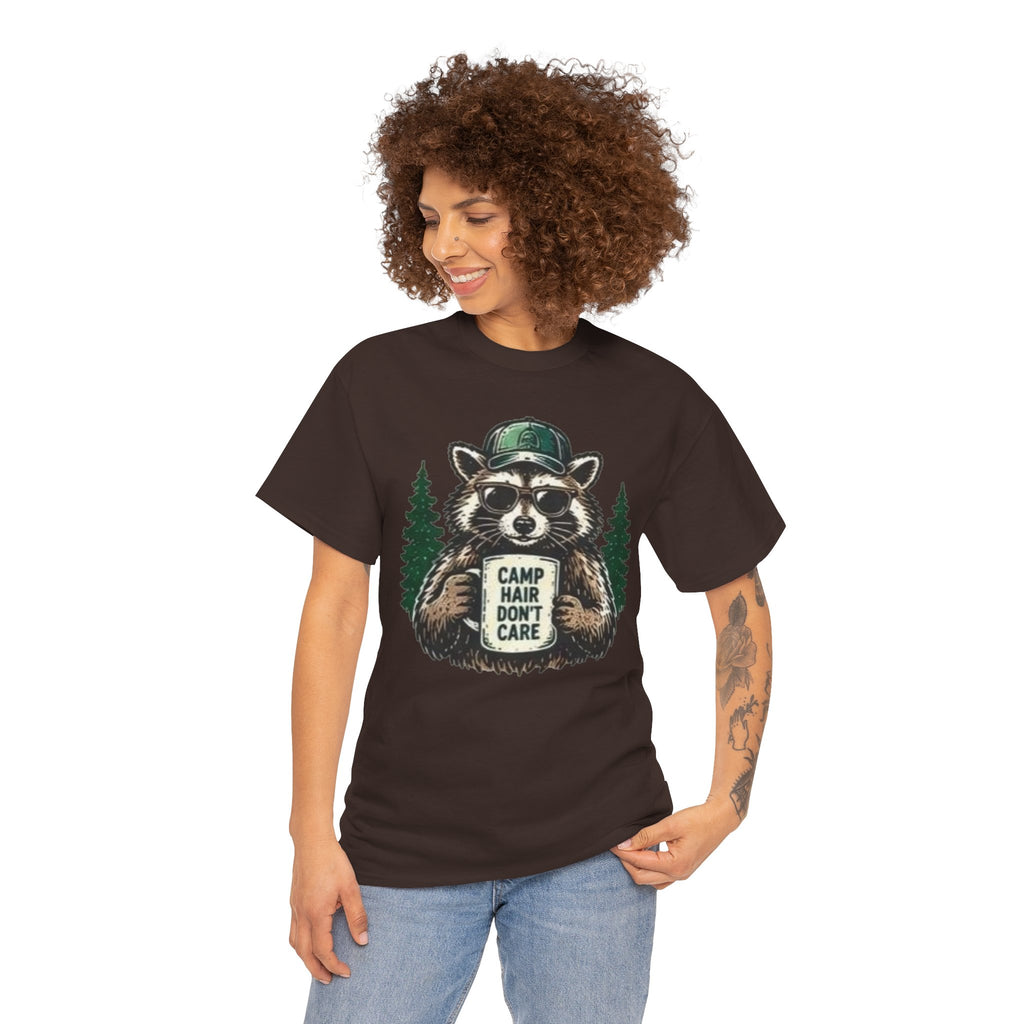 Camp Hair Don’t Care Raccoon T-Shirt