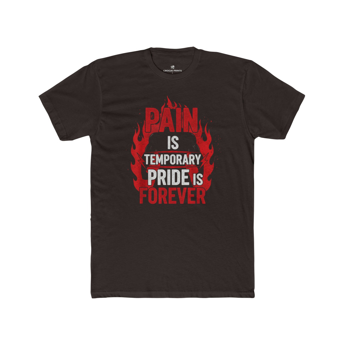 Pain is Temporary Pride is Forever Motivational Workout T-Shirt