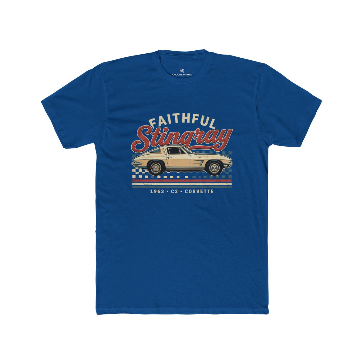 Faithful Stingray Tee — Retro Corvette Car Graphic T-Shirt