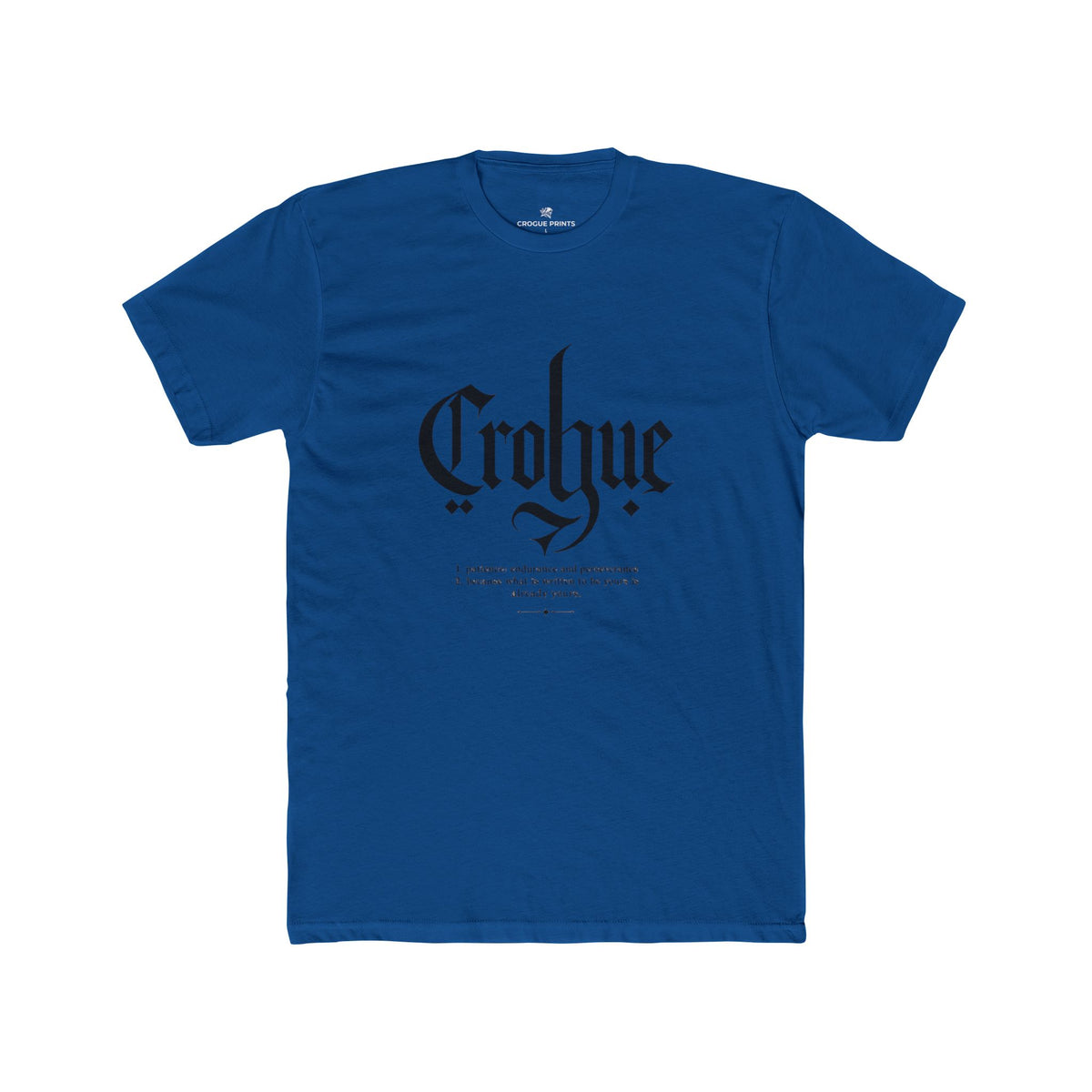 Patience Definition Tee | "What Is Written To Be Yours" Gothic Typography Shirt