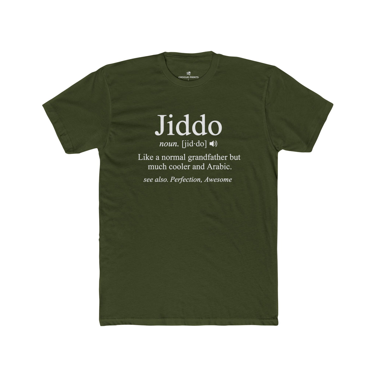 Jiddo" Definition T-Shirt | Funny Arabic Grandfather Graphic Tee