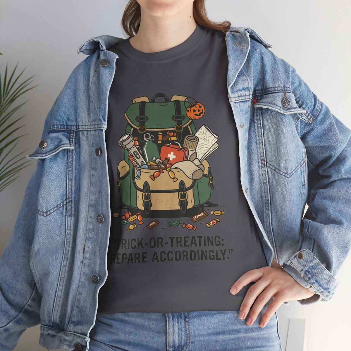 Halloween 'Trick-or-Treating: Prepare Accordingly' T-Shirt