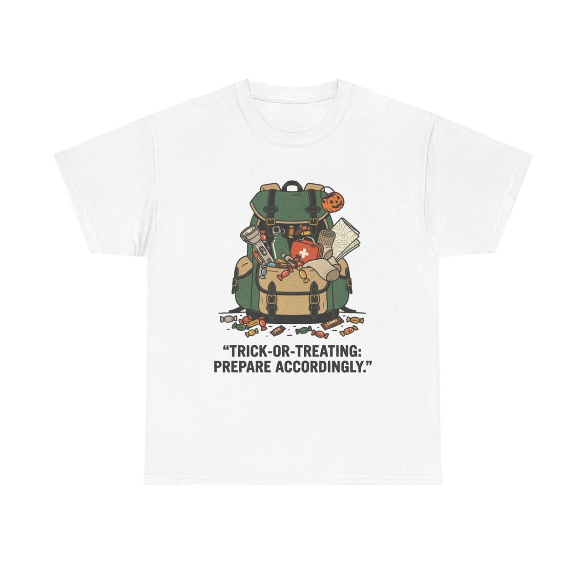 Halloween 'Trick-or-Treating: Prepare Accordingly' T-Shirt