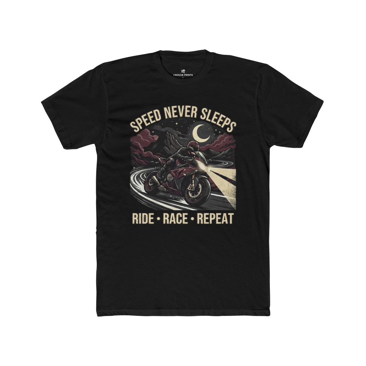 Speed Never Sleeps Motorcycle T-Shirt