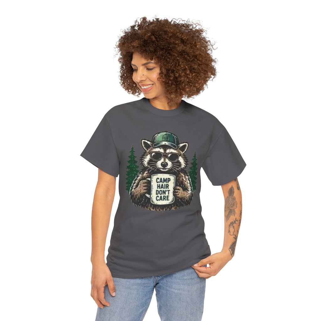 Camp Hair Don’t Care Raccoon T-Shirt