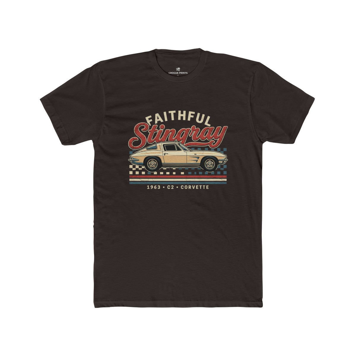 Faithful Stingray Tee — Retro Corvette Car Graphic T-Shirt