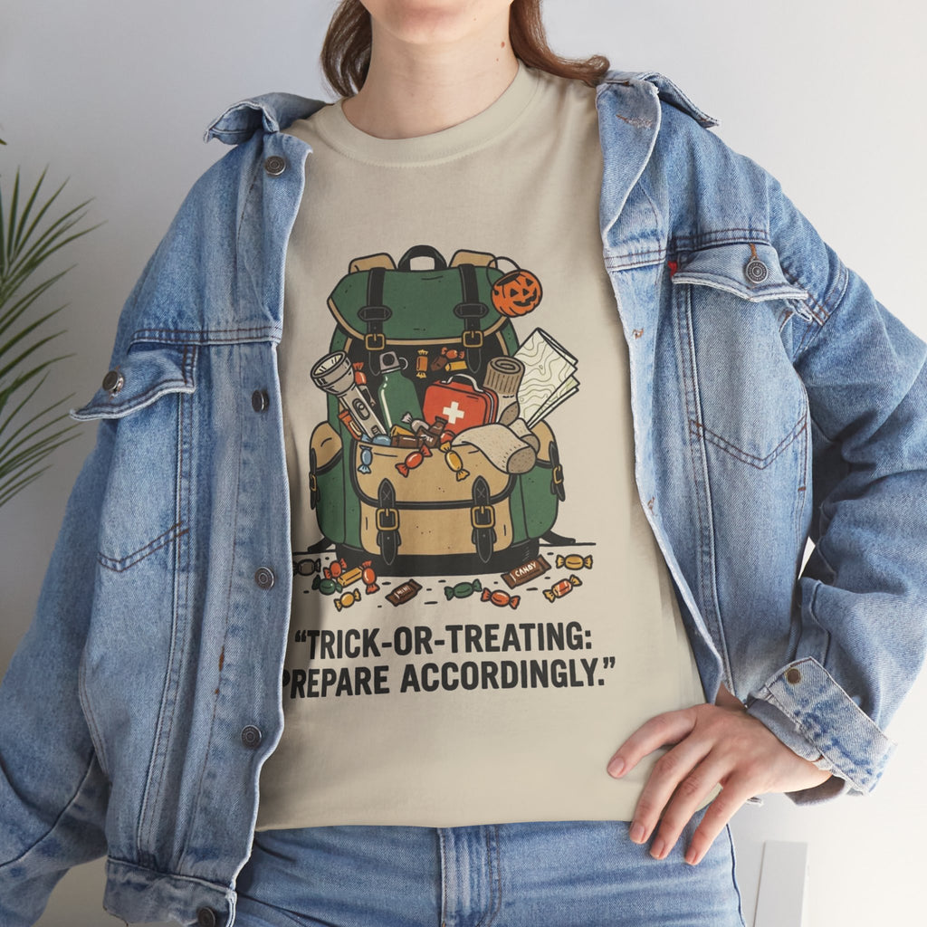 Halloween 'Trick-or-Treating: Prepare Accordingly' T-Shirt