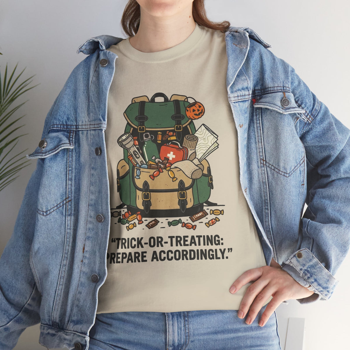 Halloween 'Trick-or-Treating: Prepare Accordingly' T-Shirt