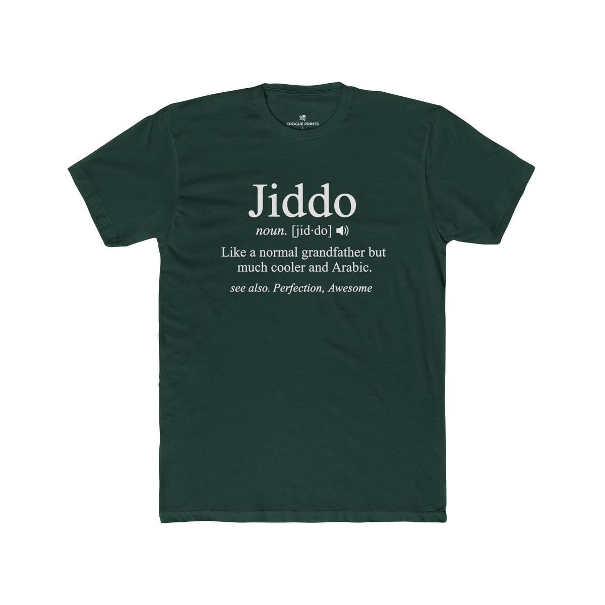 Jiddo" Definition T-Shirt | Funny Arabic Grandfather Graphic Tee
