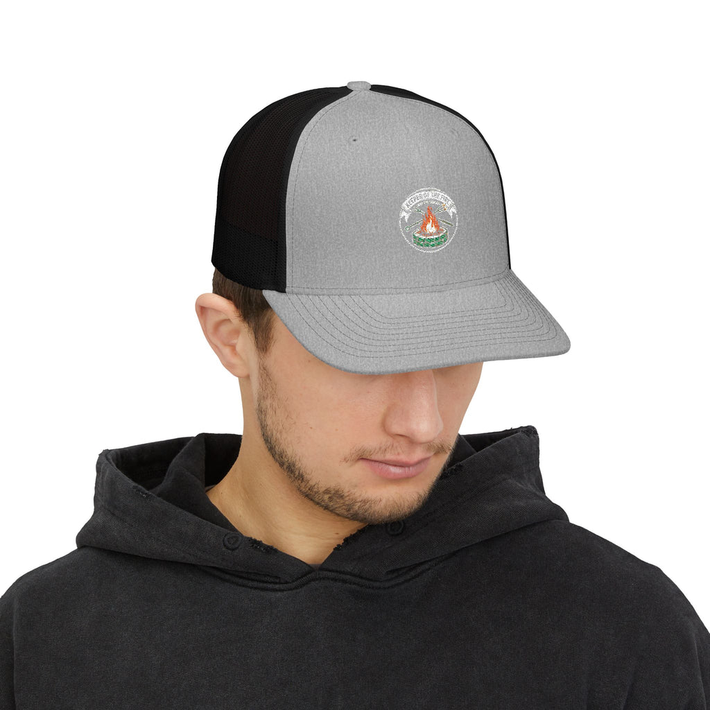 Campfire Patch Trucker Cap