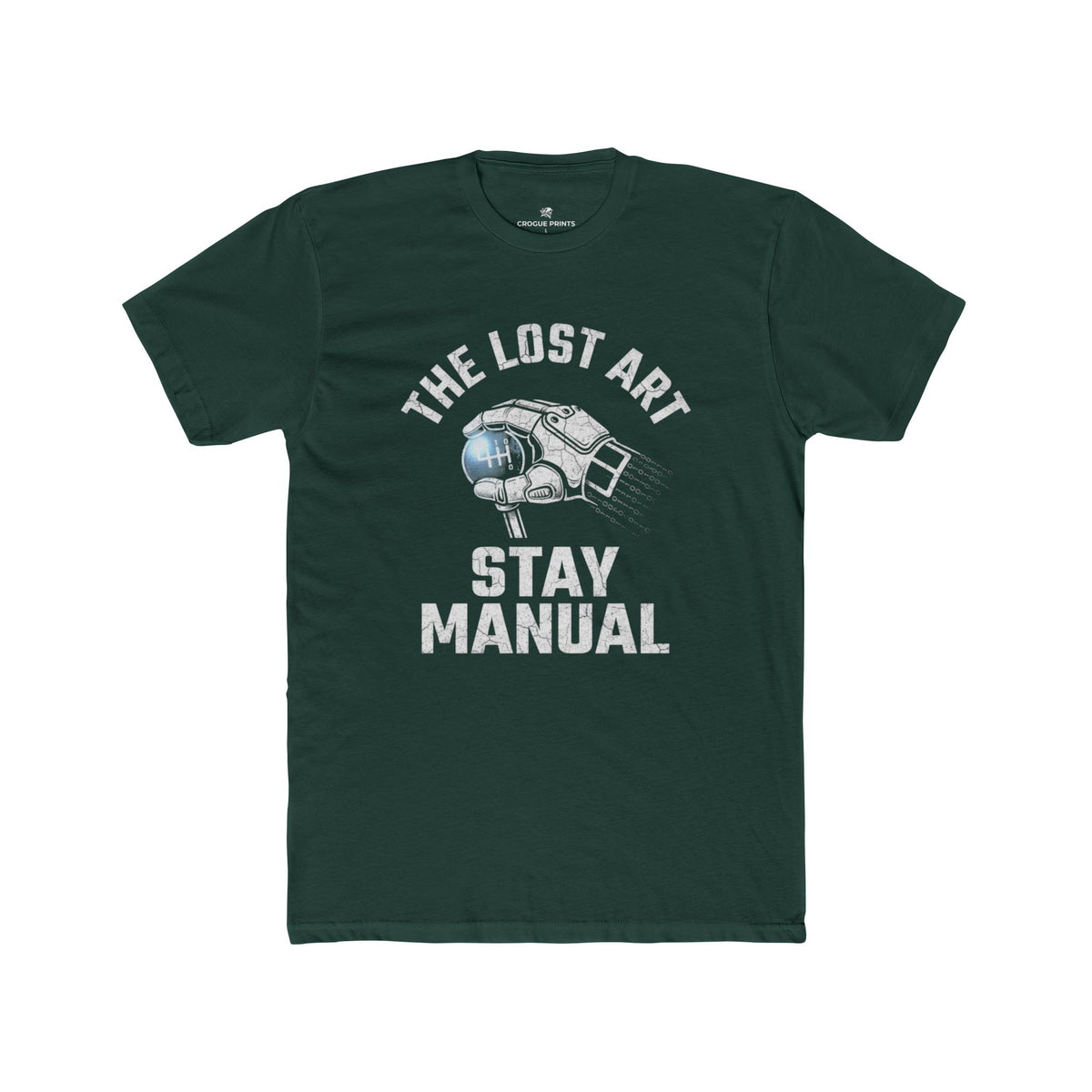 The Lost Art" Manual Transmission T-Shirt | Stay Manual Stick Shift Graphic Tee