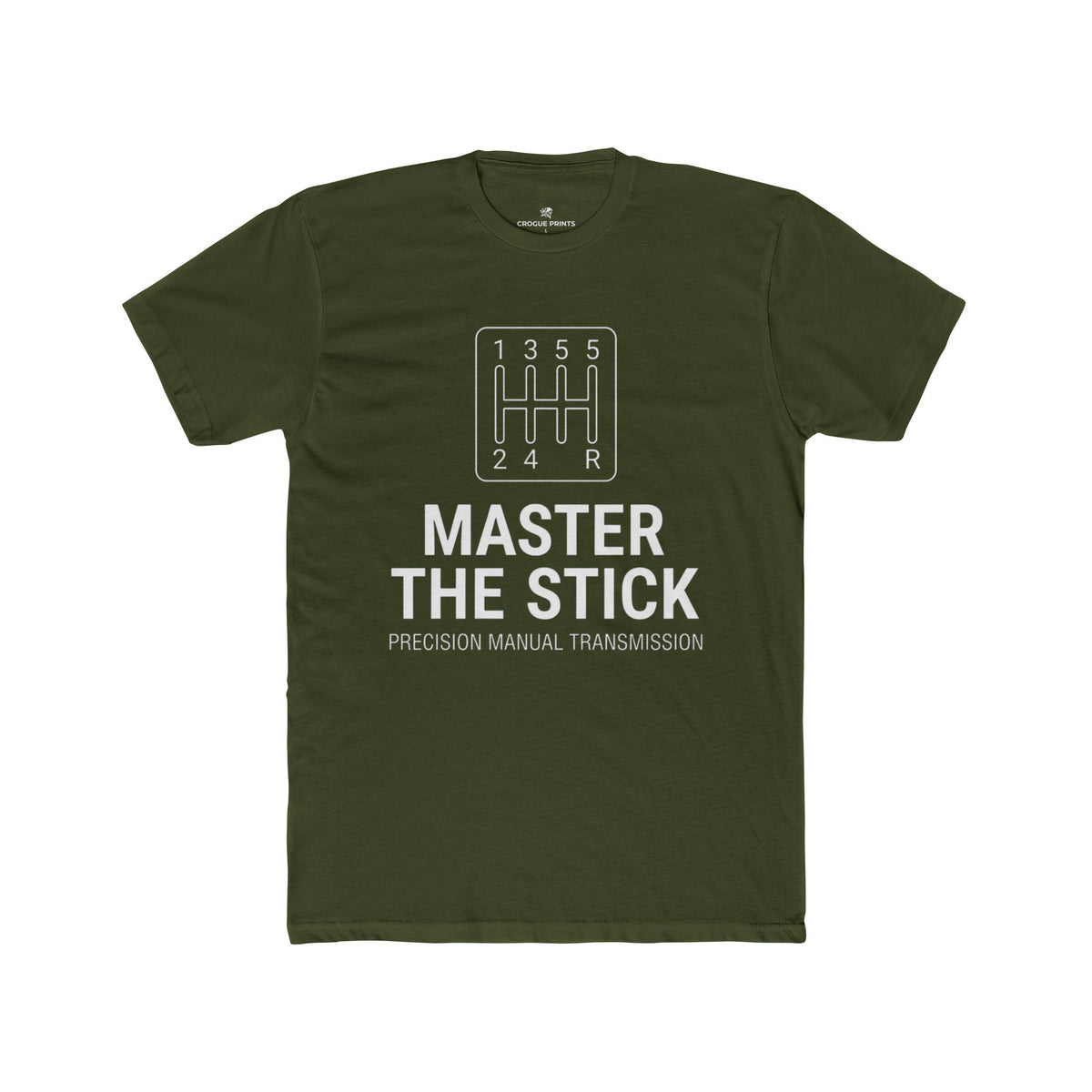 Master The Stick" Manual Transmission T-Shirt
