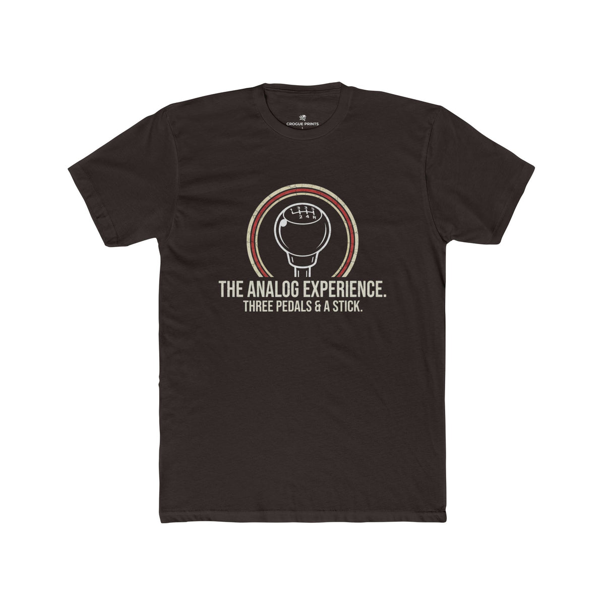 The Analog Experience" Manual Transmission T-Shirt