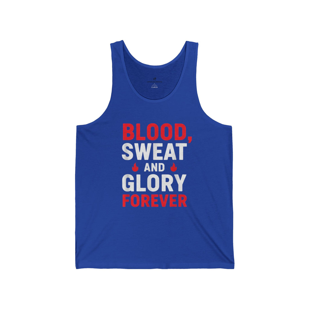 Men’s Blood Sweat & Glory Gym Tank Top – Workout, Bodybuilding & Fitness Shirt