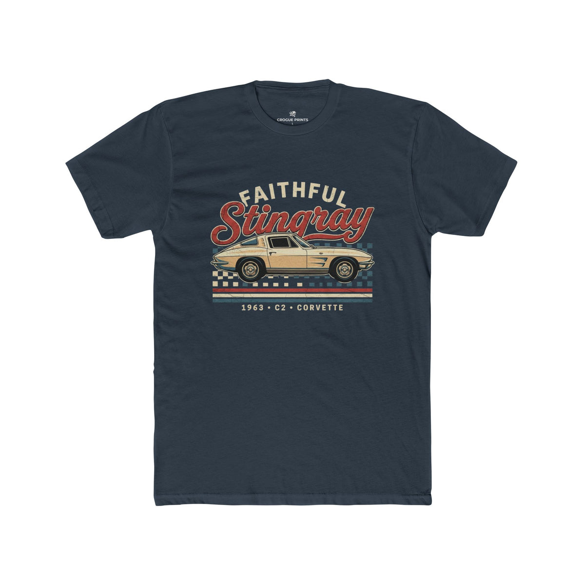 Faithful Stingray Tee — Retro Corvette Car Graphic T-Shirt