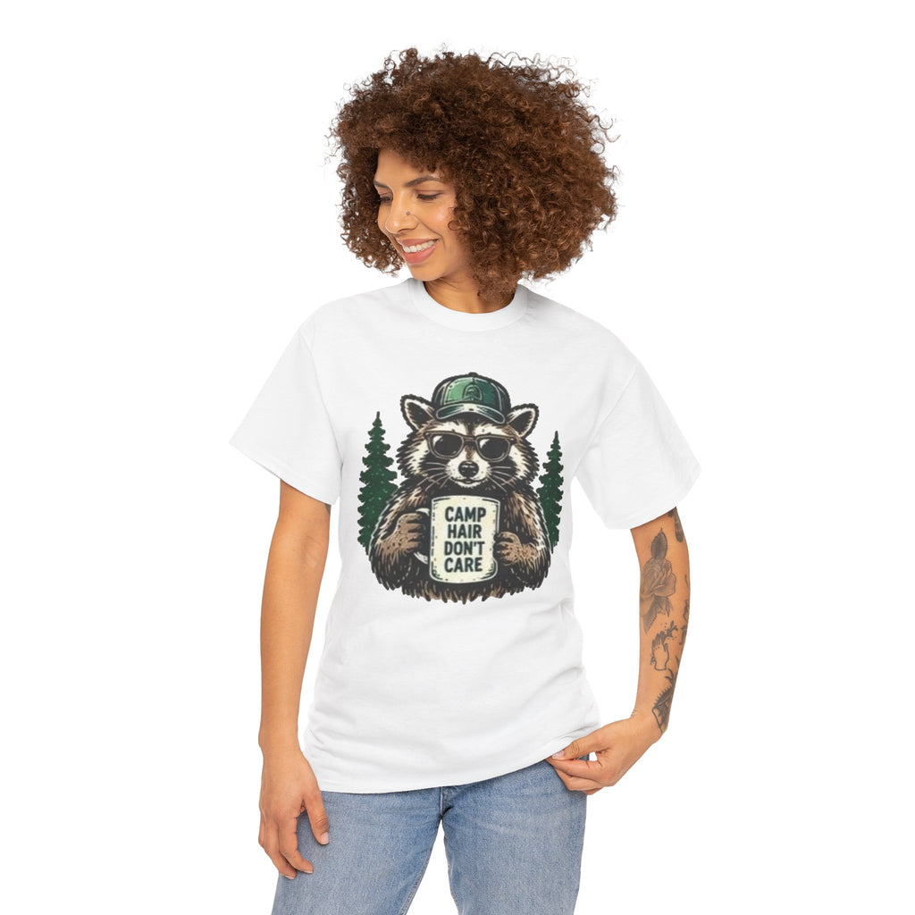Camp Hair Don’t Care Raccoon T-Shirt