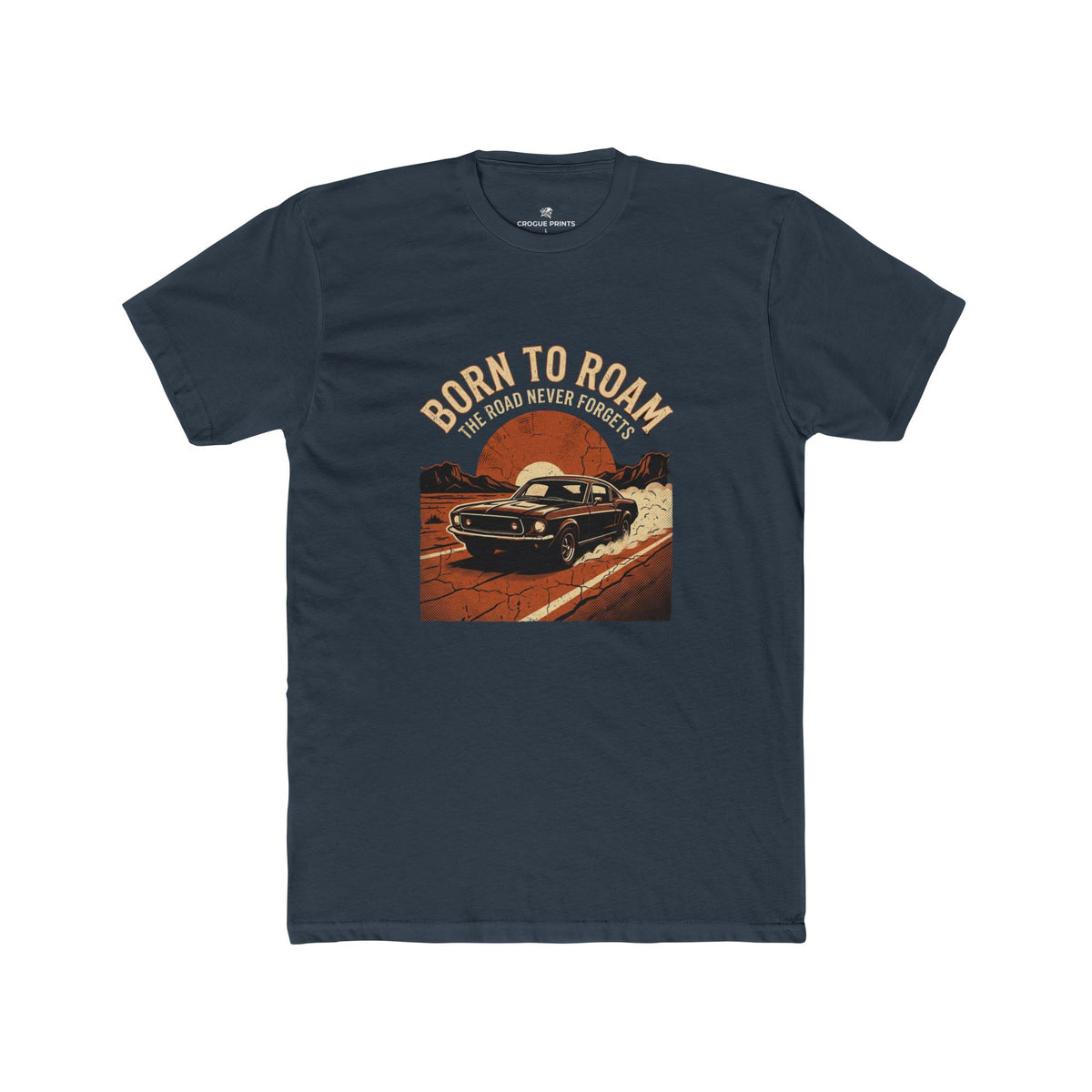 The Road Never Forgets" Muscle Car Shirt