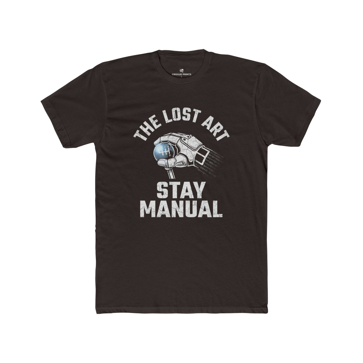 The Lost Art" Manual Transmission T-Shirt | Stay Manual Stick Shift Graphic Tee