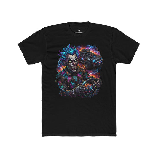 Cyberpunk Evil Clown Graphic T-Shirt
