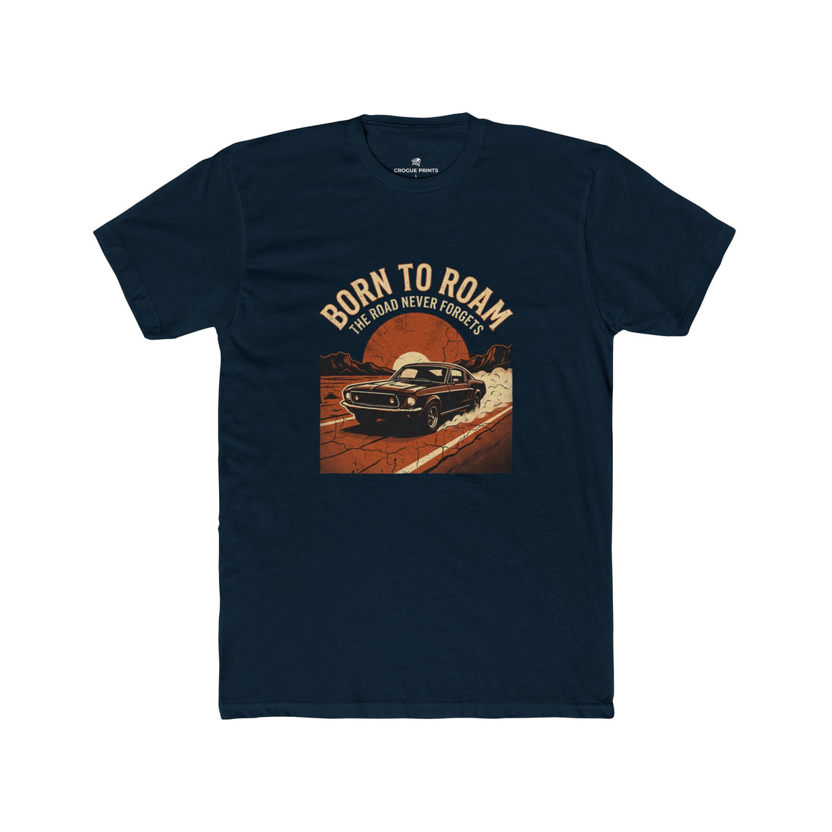 The Road Never Forgets" Muscle Car Shirt