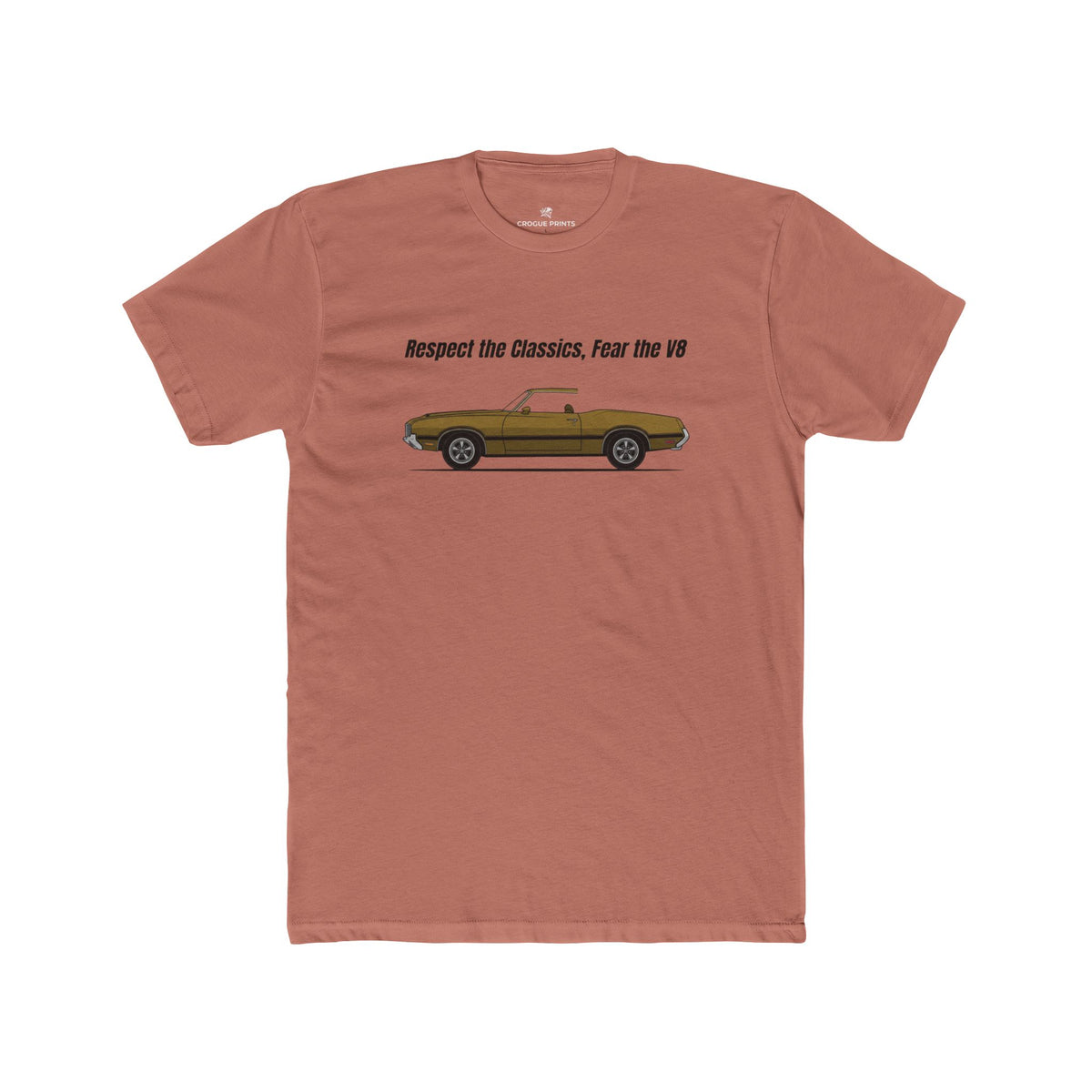Respect the Classics, Fear the V8" Retro Tee