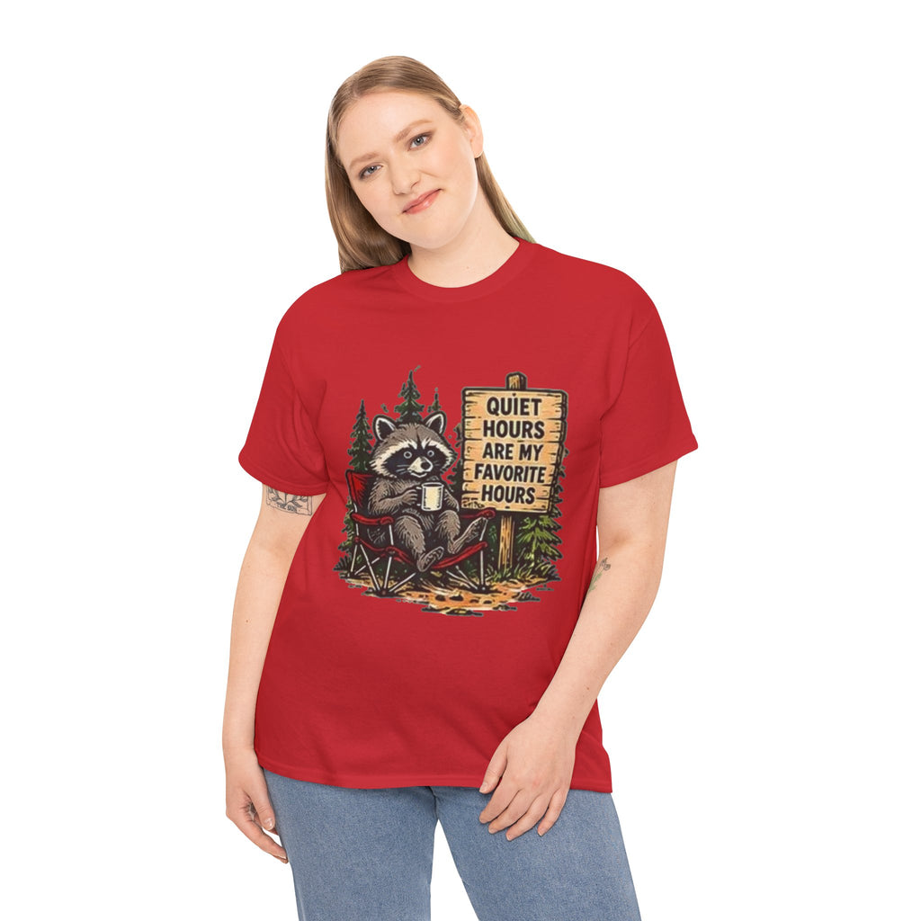 Raccoon Camping  T-Shirt