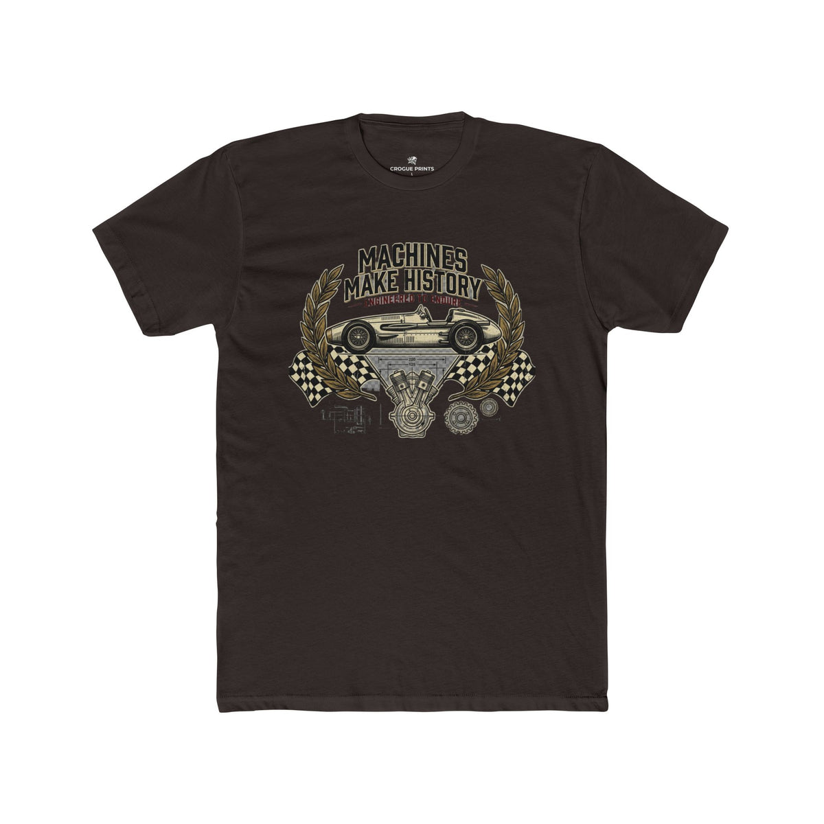 "Machines Make History" Vintage Racer Shirt