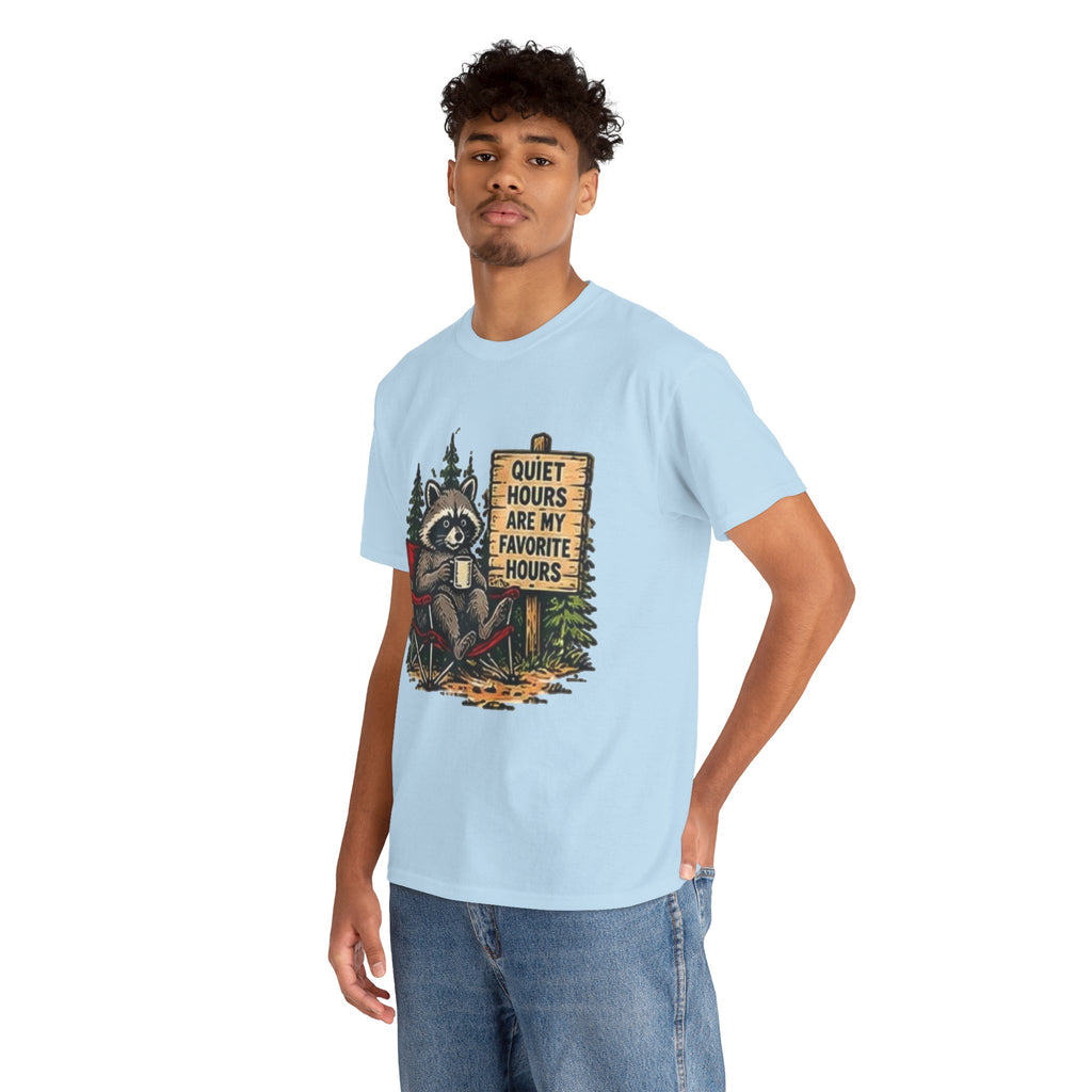Raccoon Camping  T-Shirt