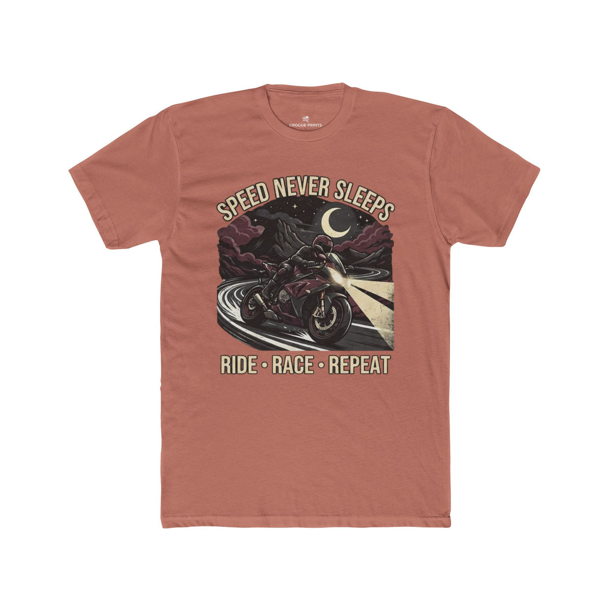 Speed Never Sleeps Motorcycle T-Shirt