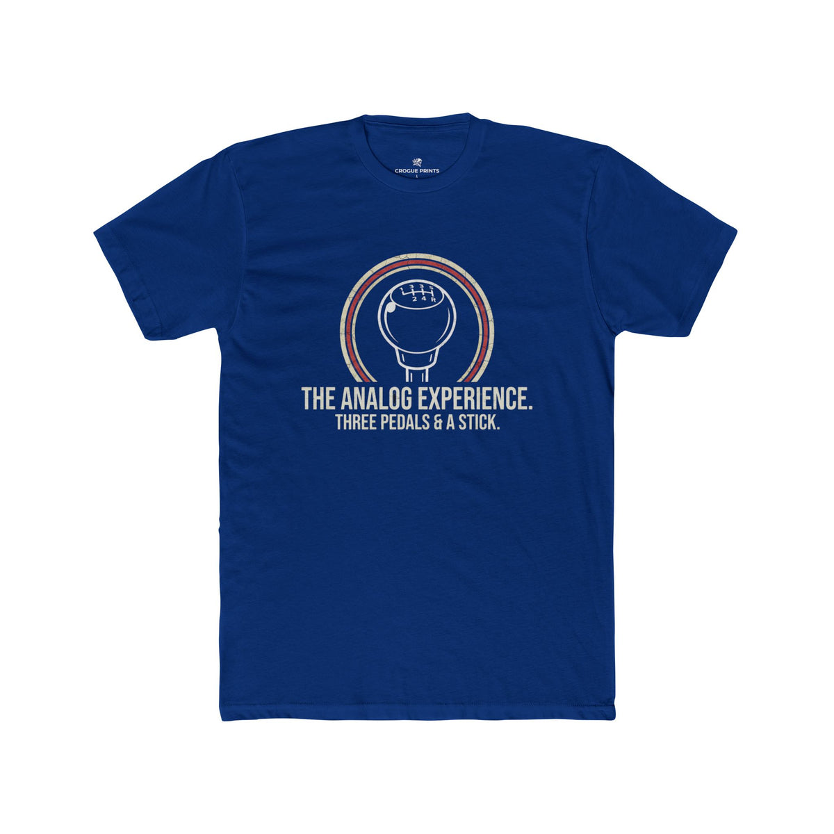 The Analog Experience" Manual Transmission T-Shirt