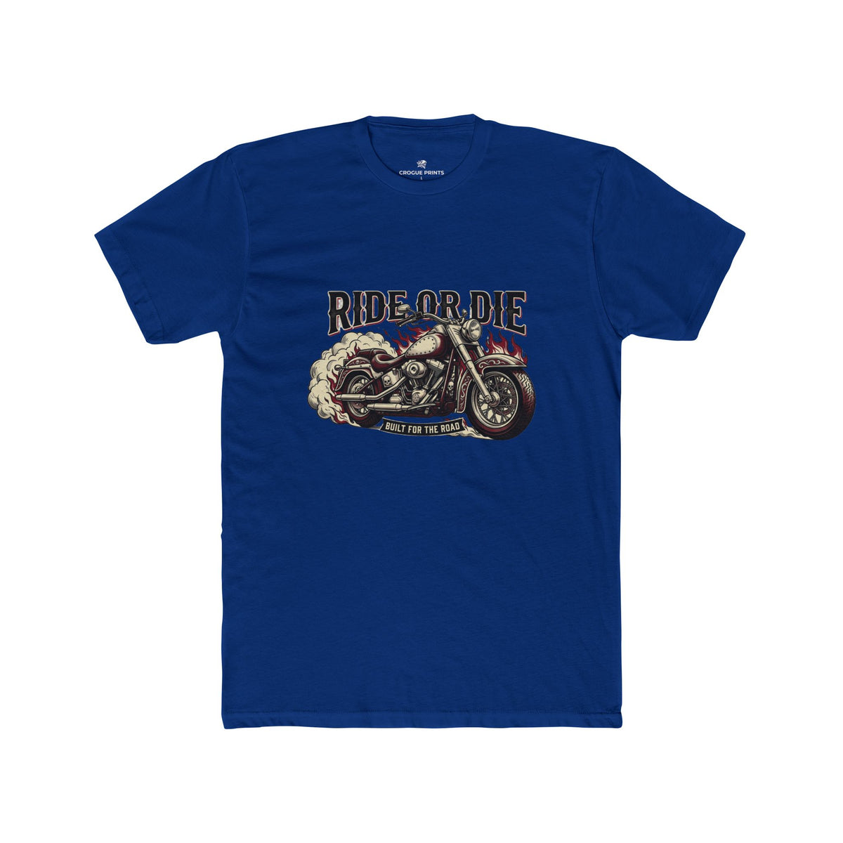 Ride or Die Vintage Motorcycle Graphic T-Shirt