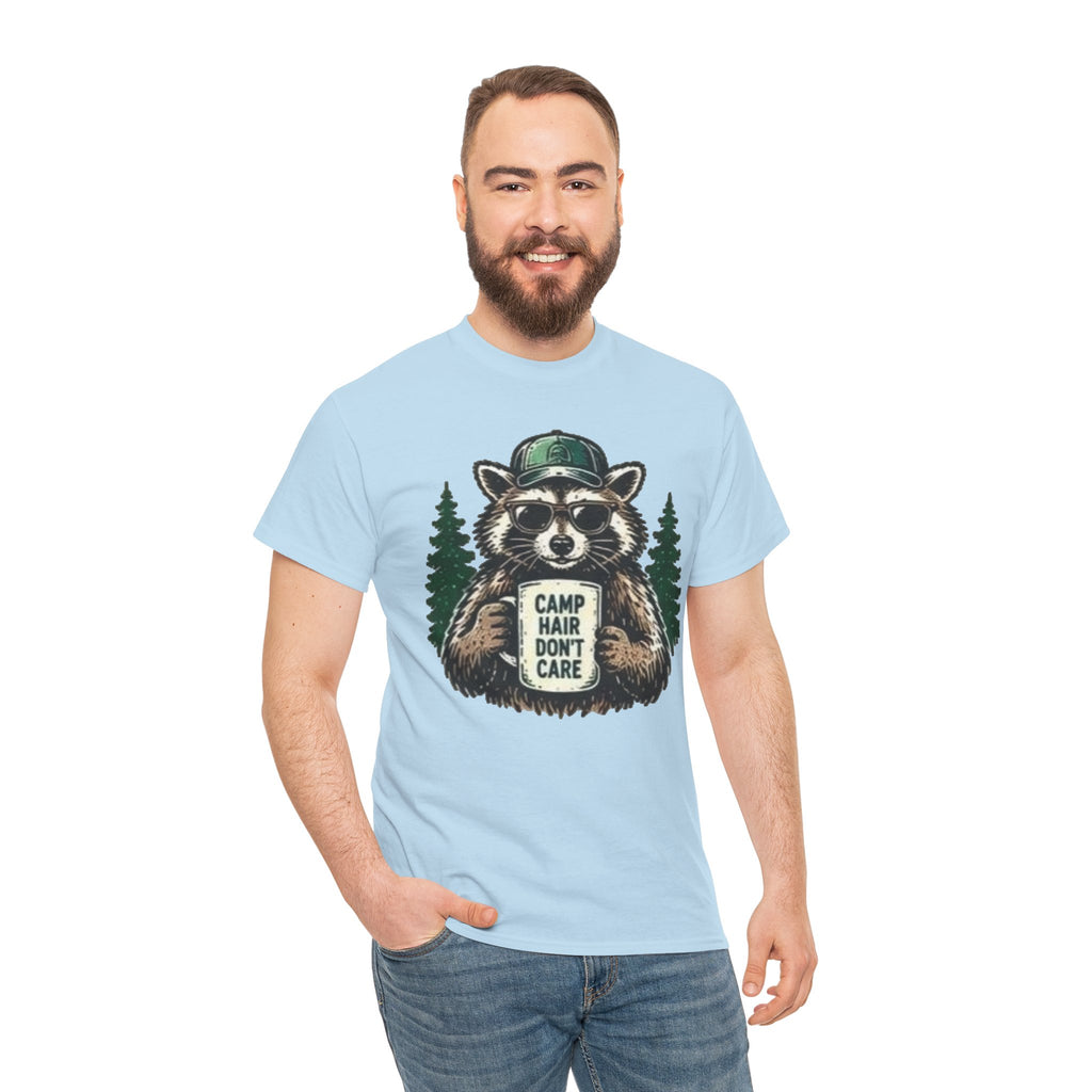 Camp Hair Don’t Care Raccoon T-Shirt