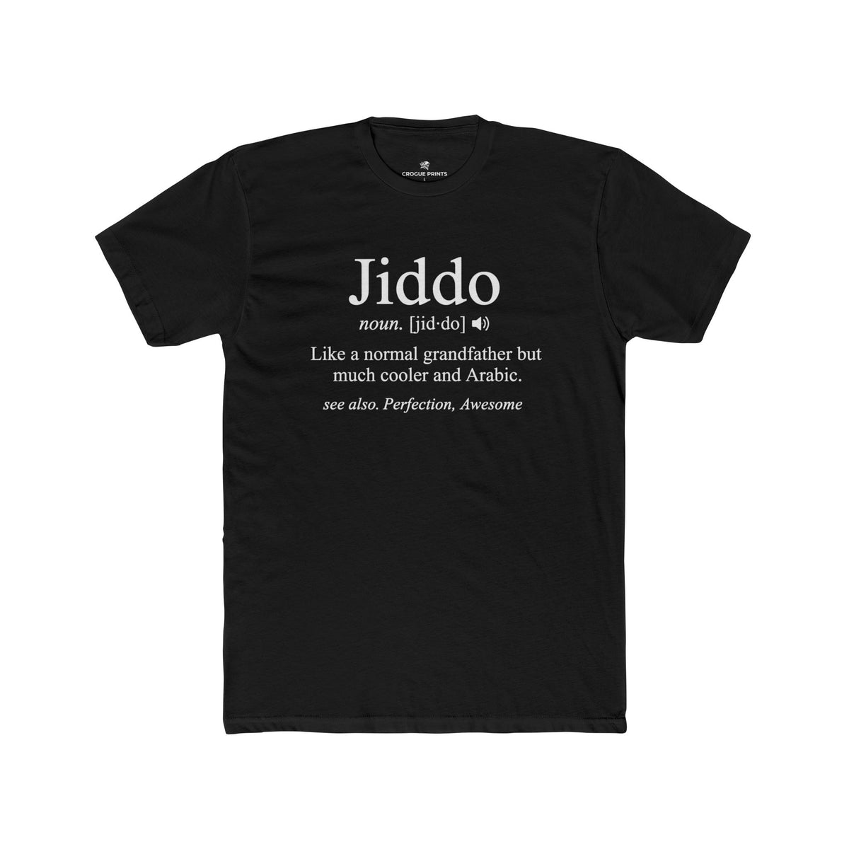 Jiddo" Definition T-Shirt | Funny Arabic Grandfather Graphic Tee