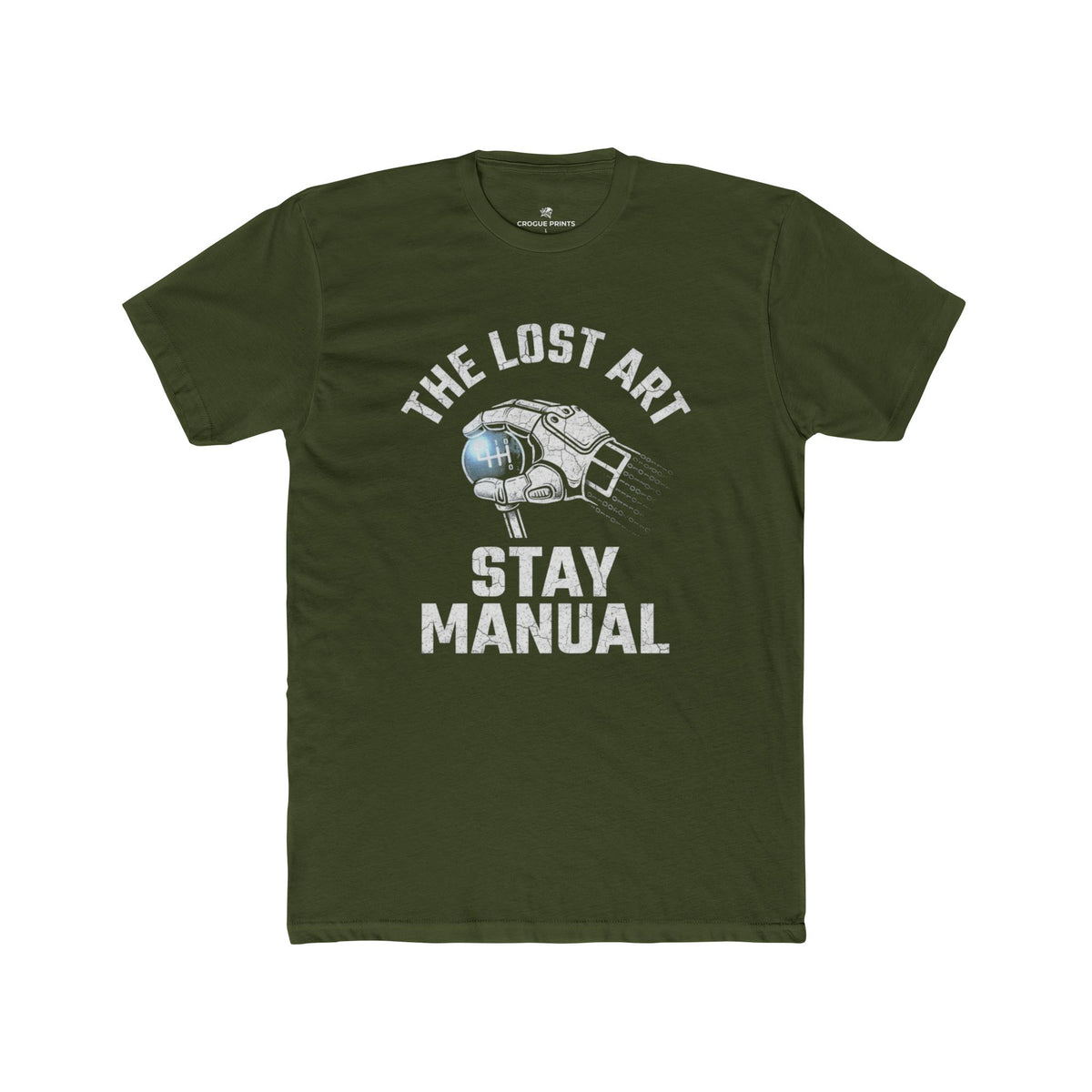 The Lost Art" Manual Transmission T-Shirt | Stay Manual Stick Shift Graphic Tee