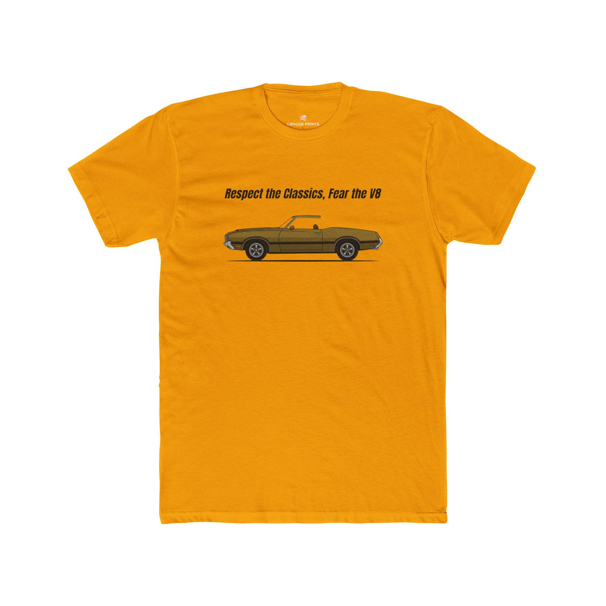 Respect the Classics, Fear the V8" Retro Tee