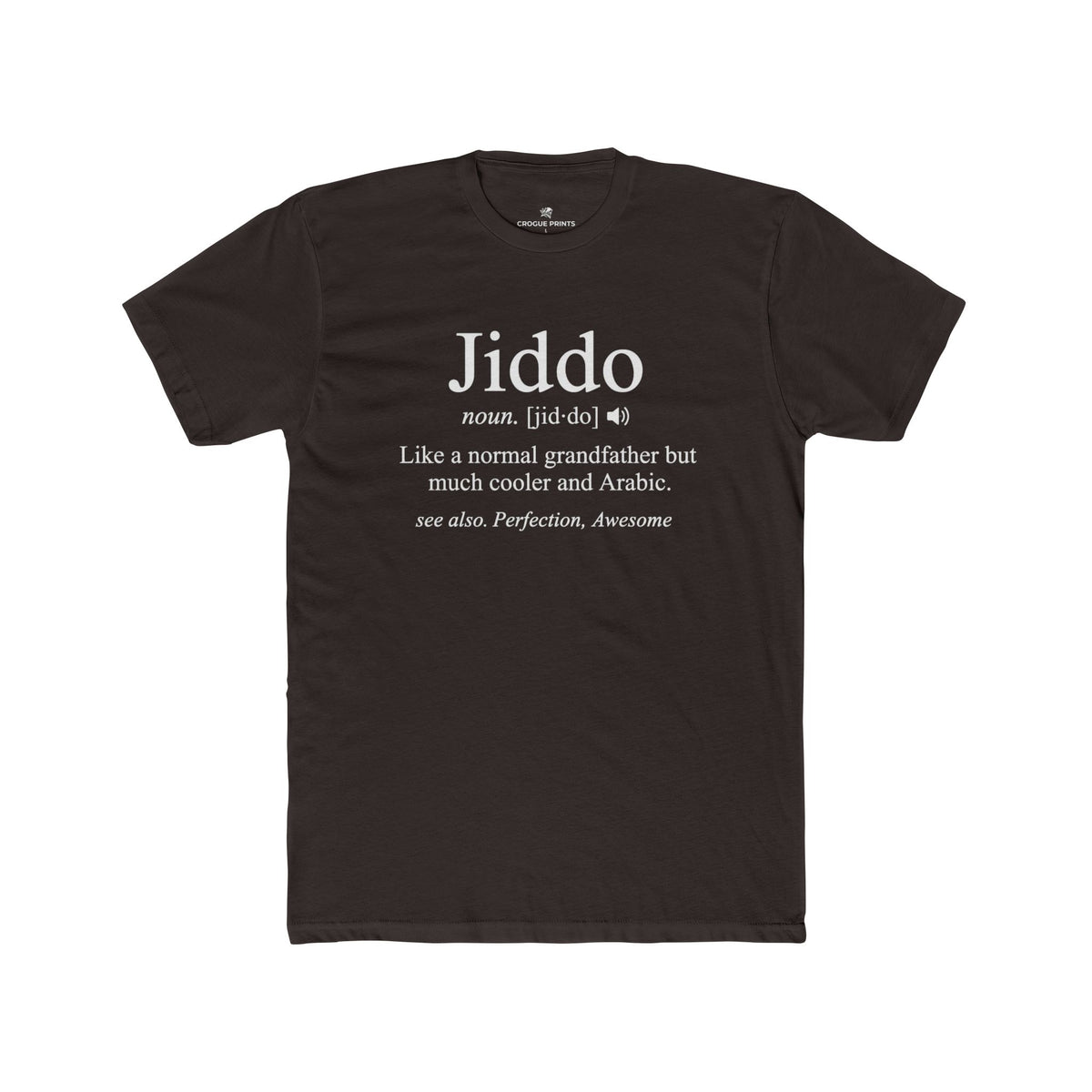 Jiddo" Definition T-Shirt | Funny Arabic Grandfather Graphic Tee