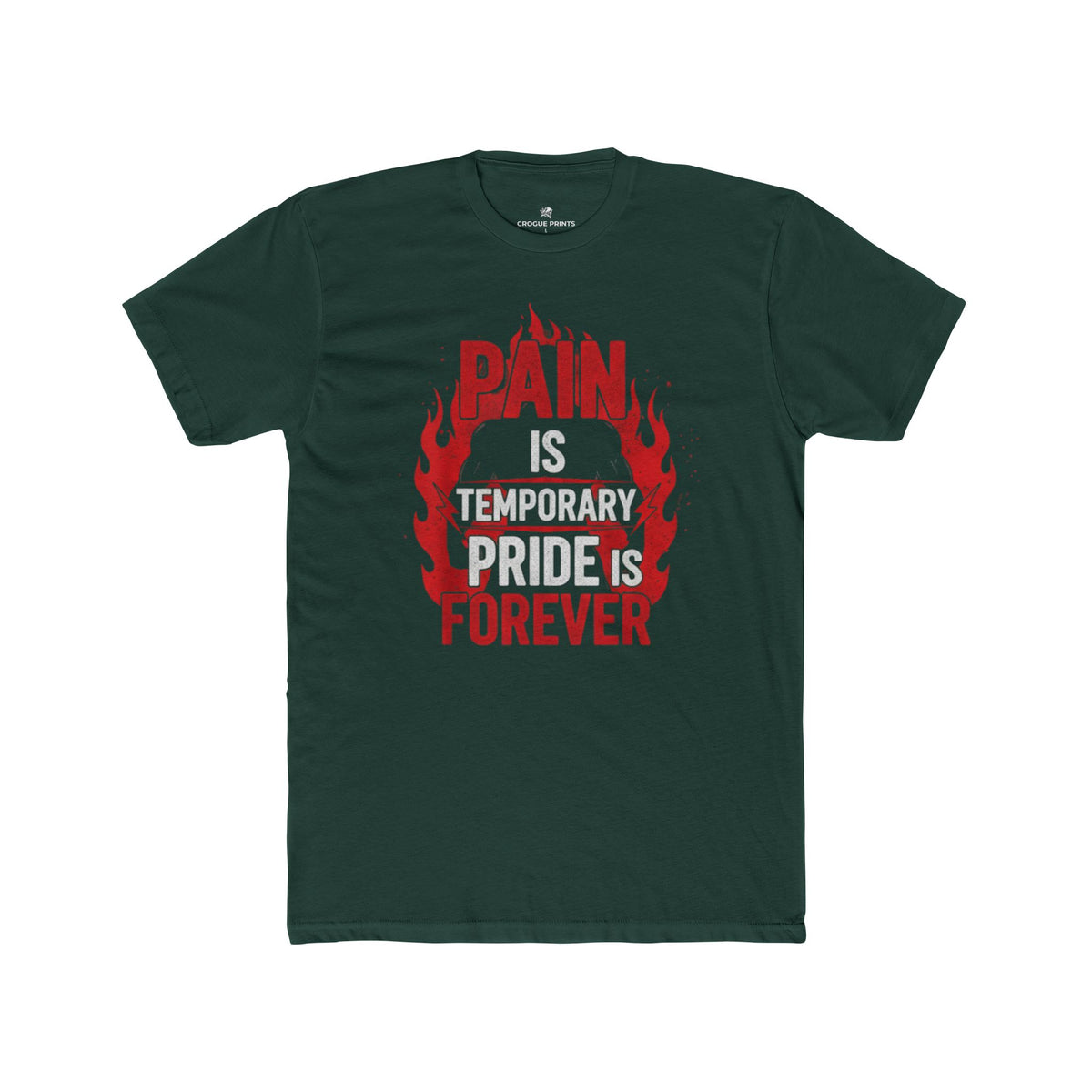 Pain is Temporary Pride is Forever Motivational Workout T-Shirt