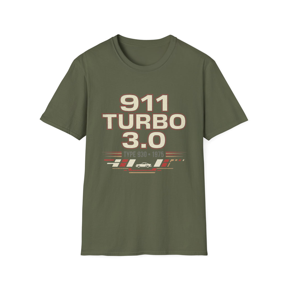 911 Turbo 3.0 T-Shirt — Retro Porsche Racing Graphic Tee