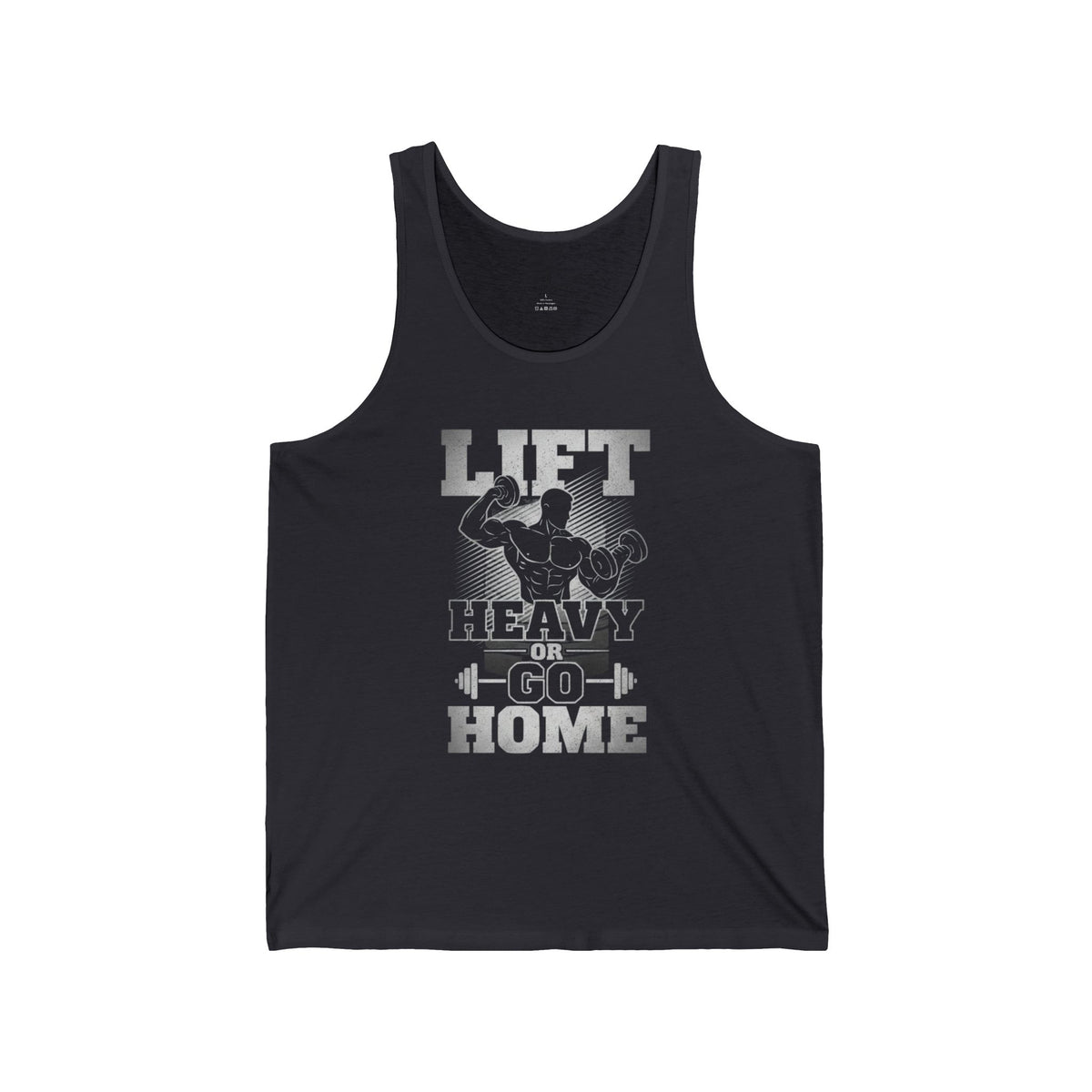 Lift Heavy or Go Home Men’s Gym Tank Top
