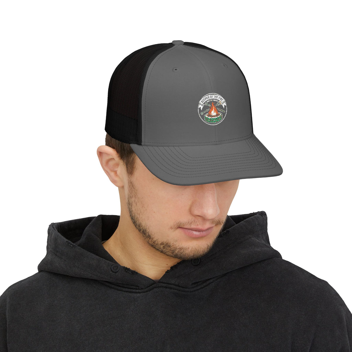 Campfire Patch Trucker Cap