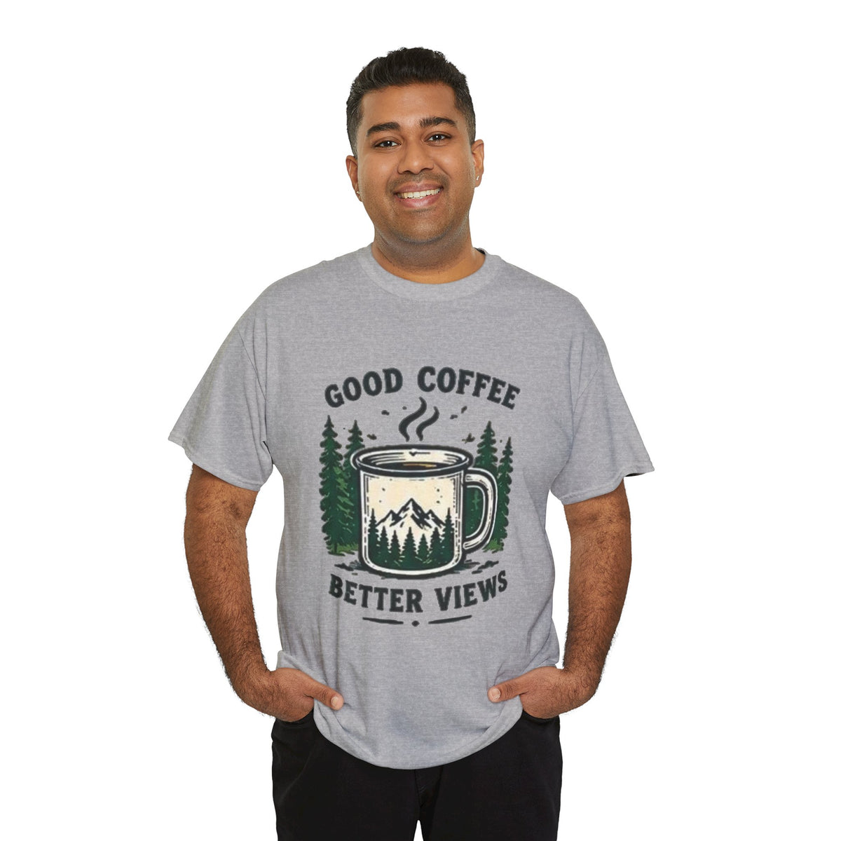 Good Coffee Better Views Tee
