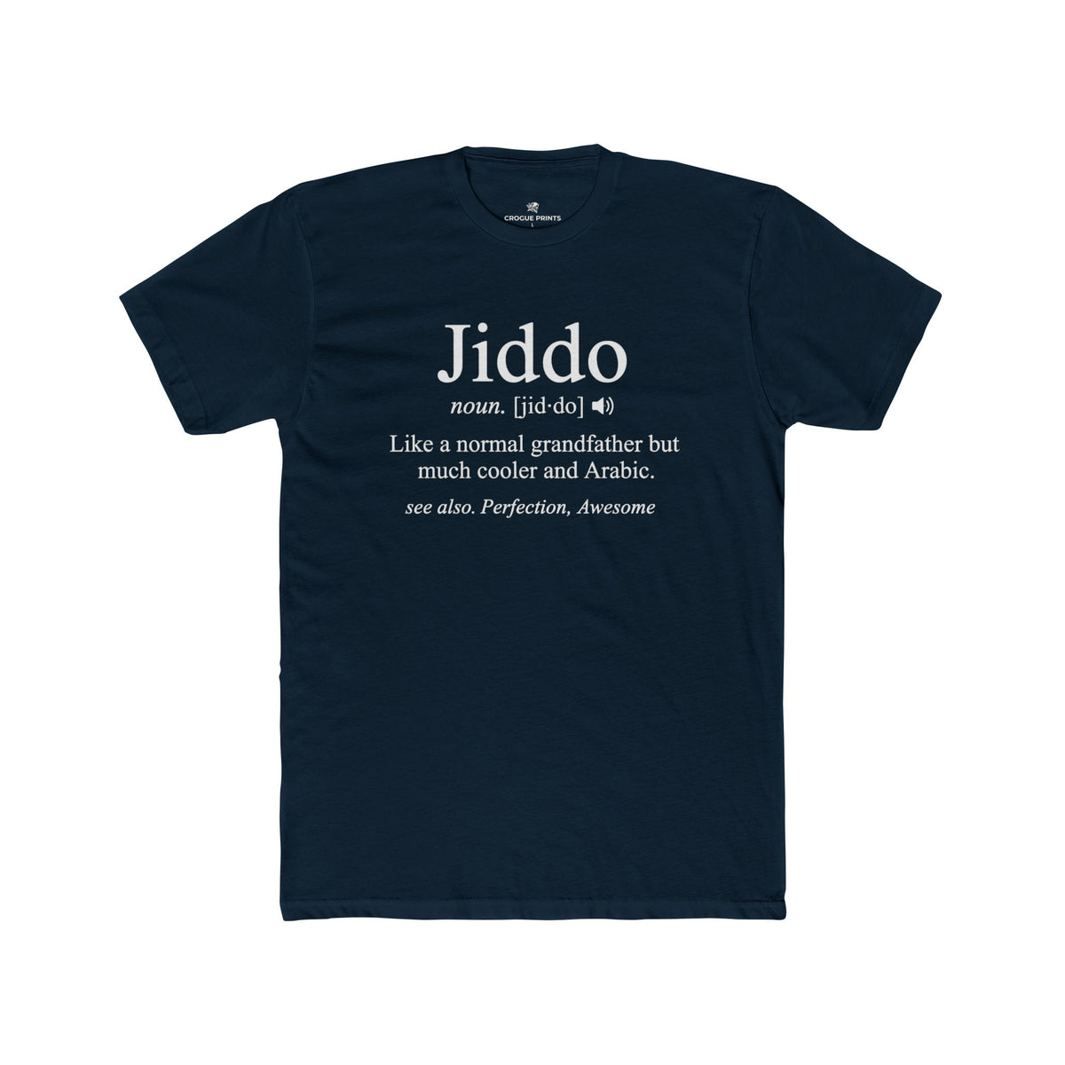 Jiddo" Definition T-Shirt | Funny Arabic Grandfather Graphic Tee